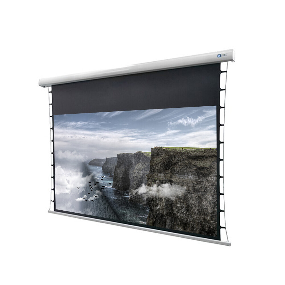 Celexon DELUXX Cinema Electric Screen Tension 203 x 114 cm, 92 - 4k Pro Fibre MWHT