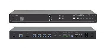 Kramer VM-214DT 2x1:4 4K (4:2:0) UHD HDMI und HDBaseT Verteilverstärker mit Ethernet, RS-232, IR und