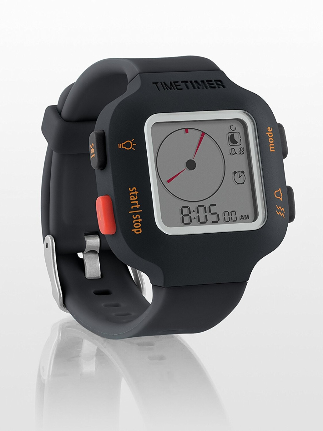 Time Timer Armbanduhr Plus, Junior, anthrazit/orange