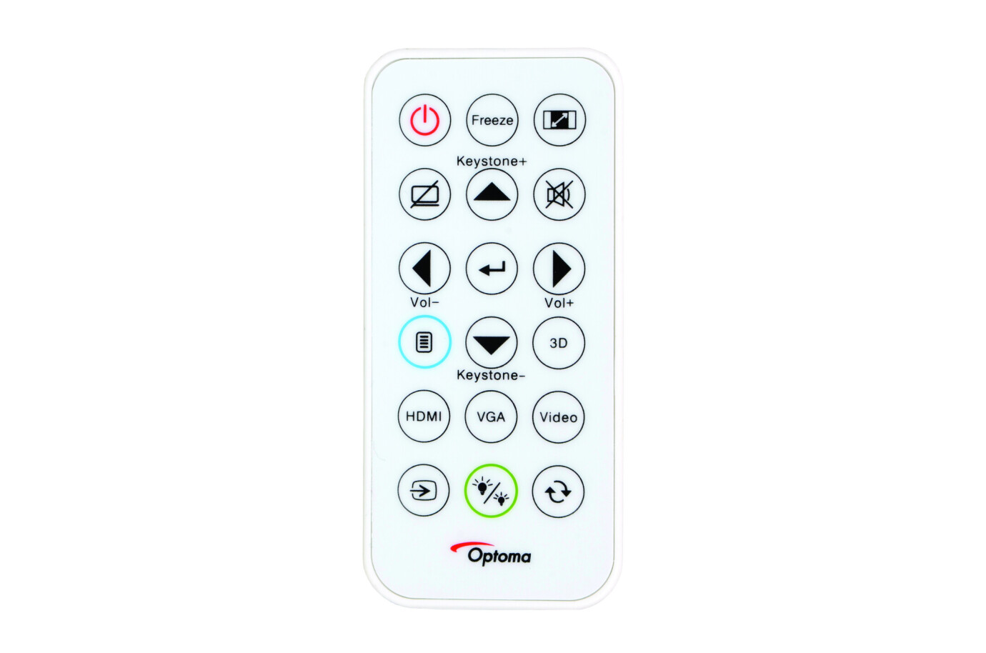 Optoma Fernbedienung für den Optoma S321, S331, S341, W330, W331, W341, X340, X341, X400+, EH400