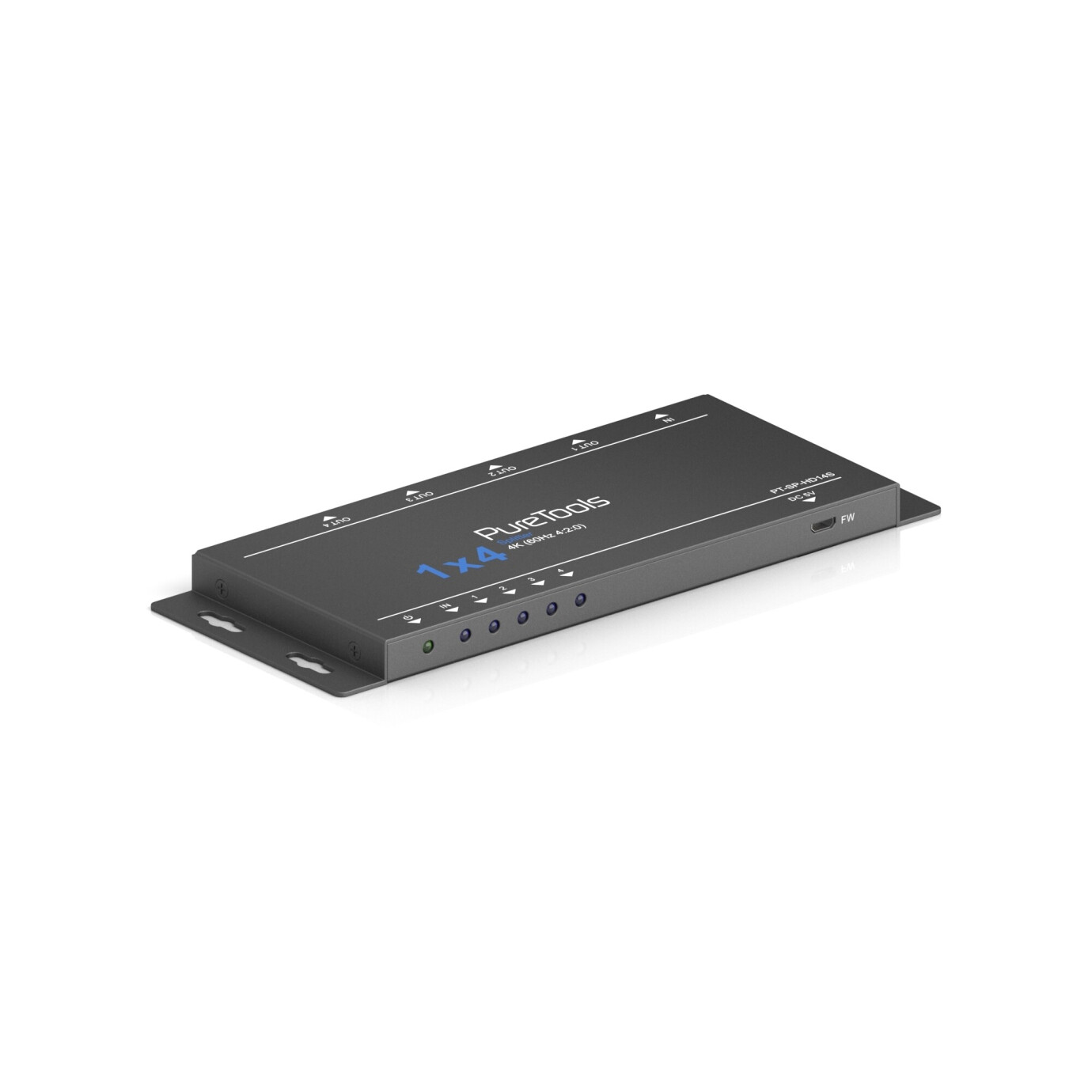 OneAV HDMI Splitter 1x4, 4K (60Hz 4:2:0)