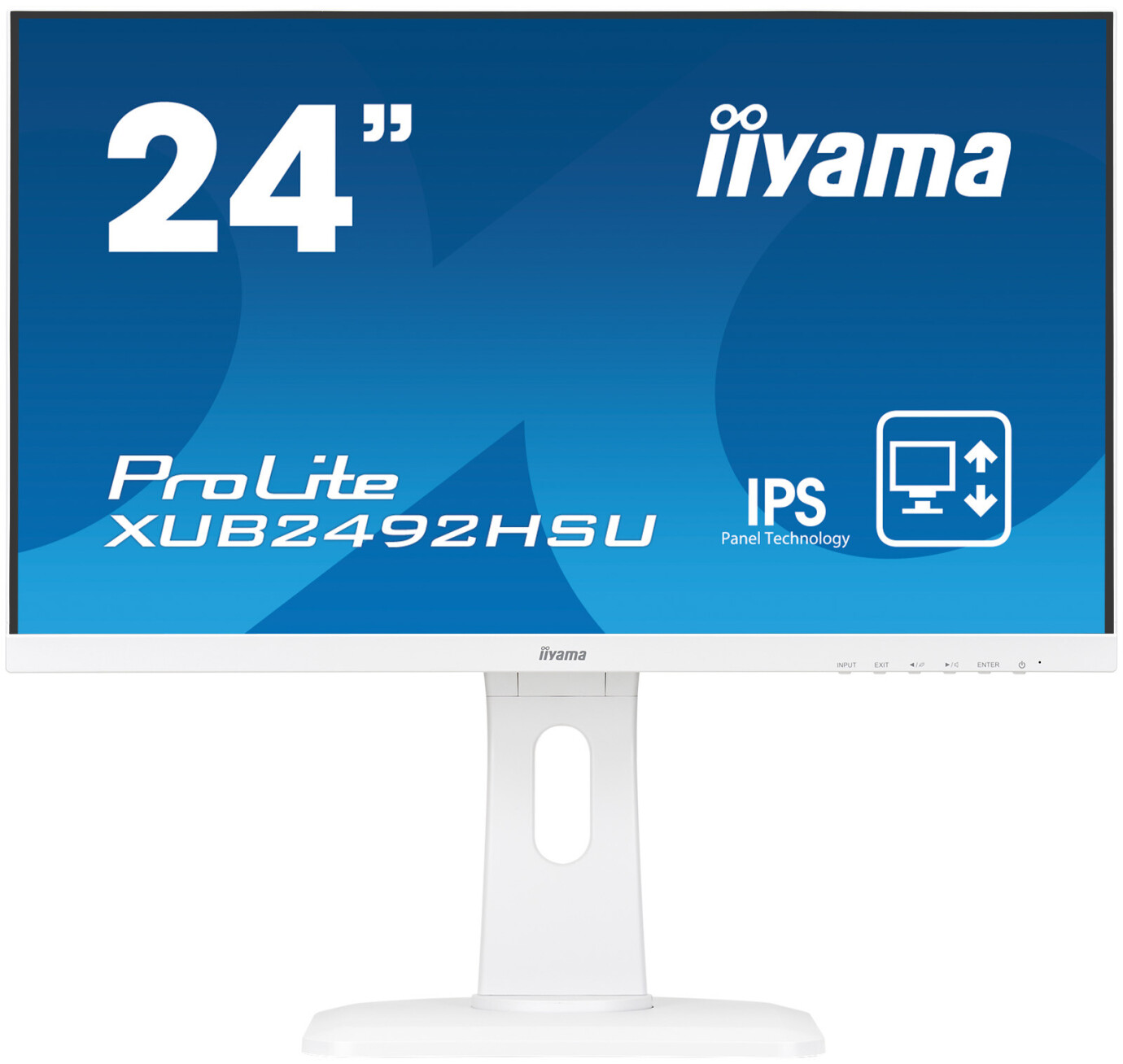 iiyama Prolite XUB2492HSU-W1 24" Businessmonitor mit Full-HD Auflösung
