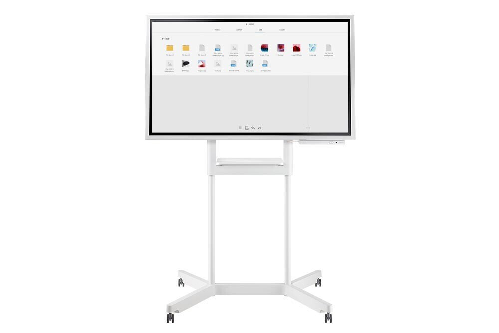 Samsung Flip WM55H Flip 55" Whiteboard Touchscreen inkl. Rollwagen - 4K Auflösung