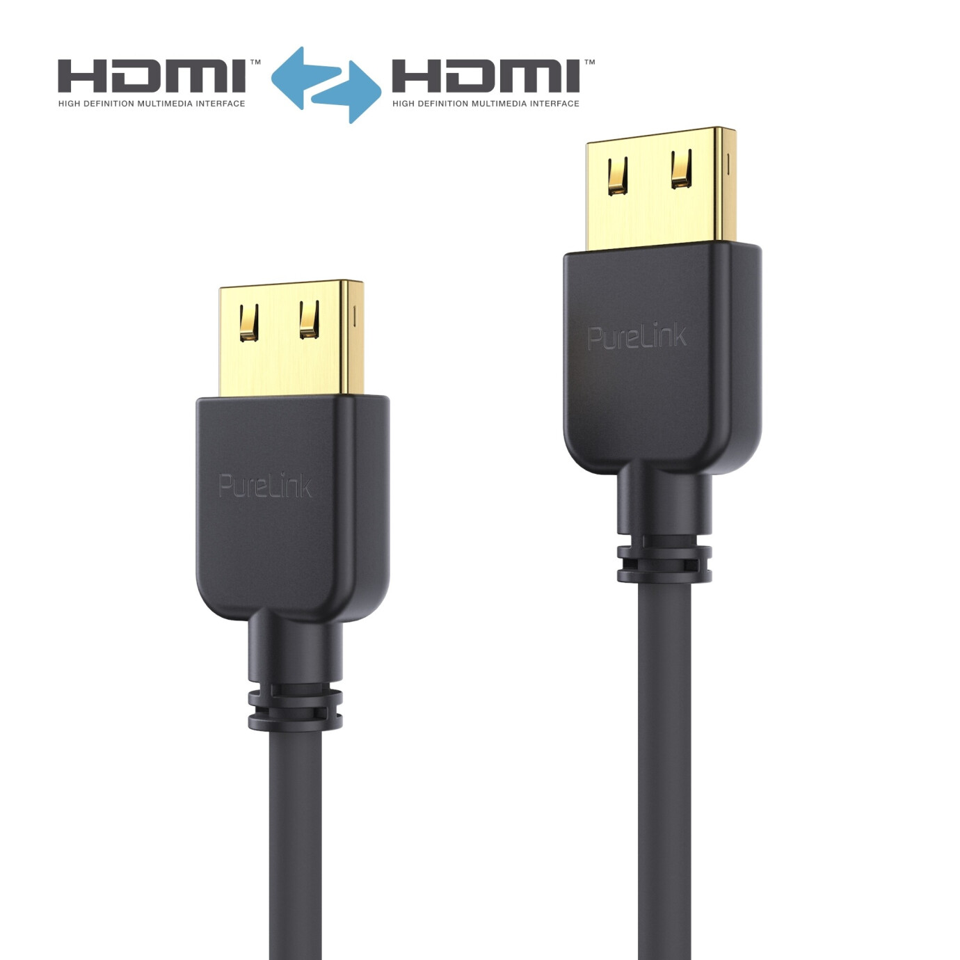 PURELINK HDMI Kabel - PureInstall - Slim 0,30m - Schwarz 1000005837