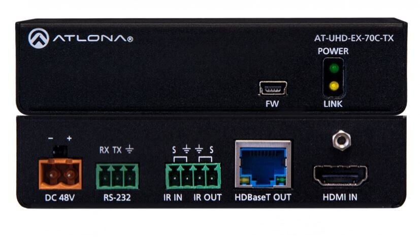 Vorschau: Atlona AT-UHD-EX-70C-TX HDBaseT Transmitter, Max.70m