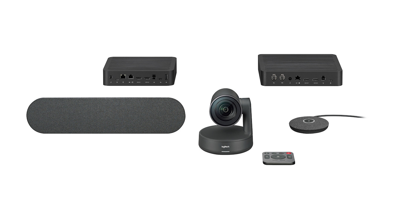 Logitech Rally Videokonferenzsystem 4K Ultra-HD mit automatischer Kamerasteuerung