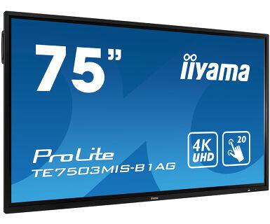 iiyama PROLITE TE7503MIS-B1AG 75''' LCD Touch-Display mit 4K UHD Auflösung
