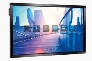 Legamaster ETX6510 - 65" - elektrisch HV mobil, e-Screen ETX Display - 4K UHD
