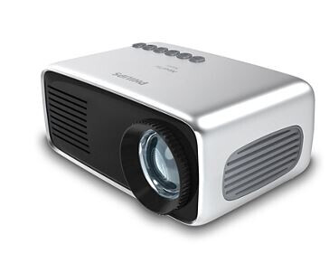 Philips NeoPix Start Mini-Projektor Pico-Beamer mit 650 Lumen und bis zu 150''