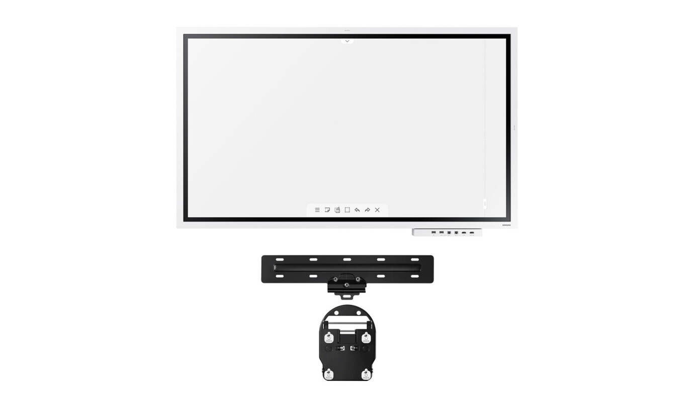 Samsung Flip 2.0 WM65R Interaktives Display 65'' 4K - inkl. Wandhalterung und Anschlussbox