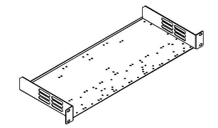 Kramer RK-1 19–Zoll–Rackadapter für versch.Desktopgeräte und MultiTOOLS