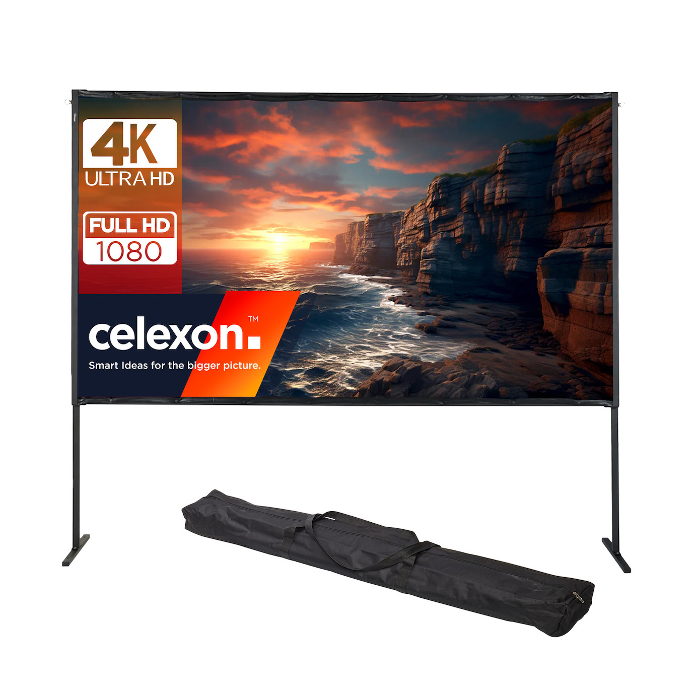 celexon basic line Faltrahmenleinwand 177 x 99 cm 80"