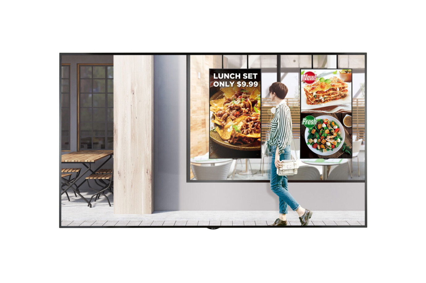 LG 49XS2E-B 49'' Digital-Signage-Display mit Full-HD Auflösung