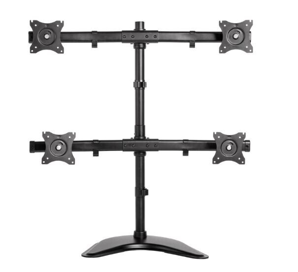 NewStar NM-D335D4BLACK Flachbildschirm-Tischhalterung für vier Flachbildschirme bis 27" (69 cm) NewStar NM-D335D4BLACK Flachbildschirm-Tischhalterung für vier Flachbildschirme bis 27" (69 cm)
