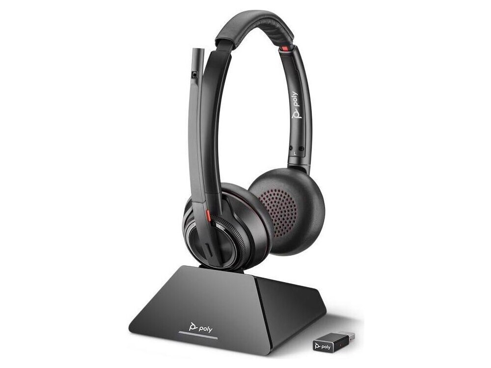 Poly SAVI 8220 UC - Drahtloses Microsoft DECT-Headset-System