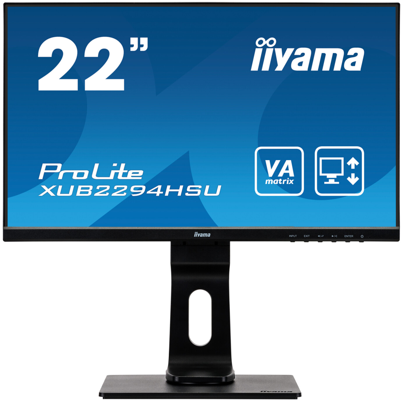 Vorschau: iiyama PROLITE XUB2294HSU-B1 22'' Businessmonitor mit 4ms und Full HD