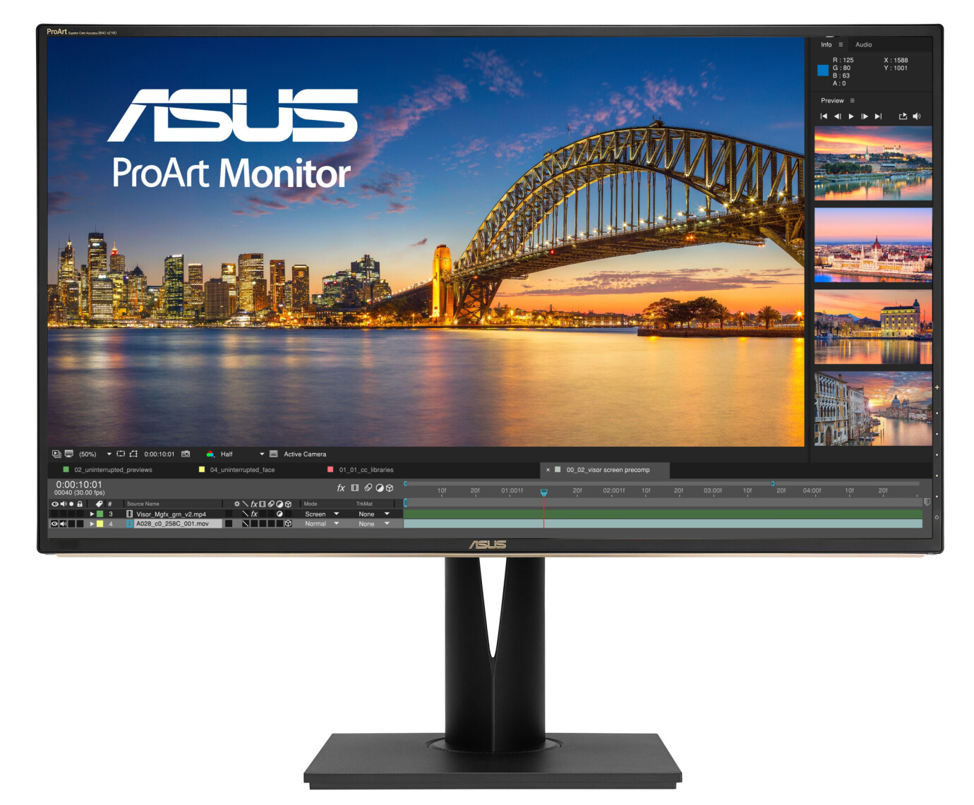 Asus PA329C 32'' ProArt Grafikmonitor mit 5ms und 4K HDR Auflösung