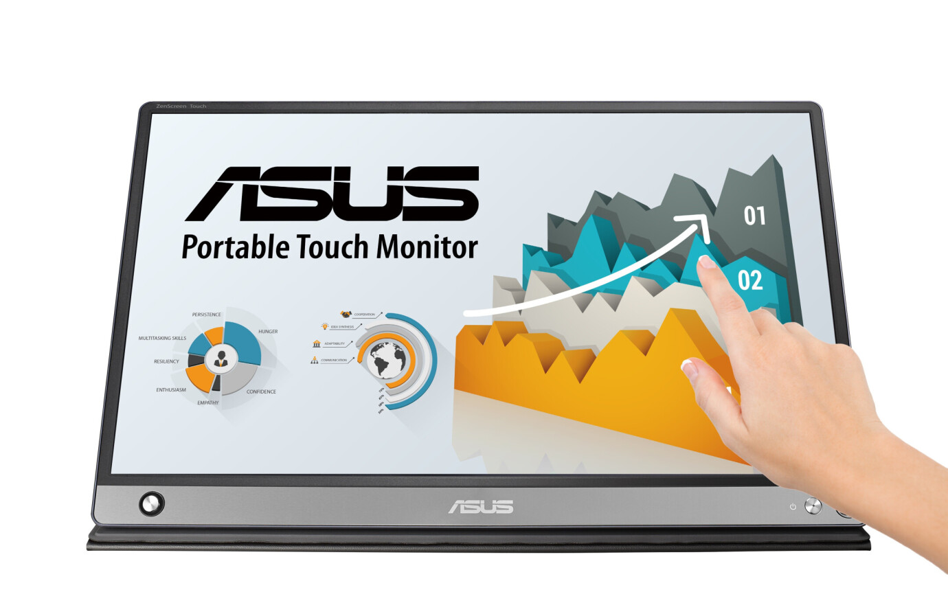 Asus ZenScreen MB16AMT tragbarer 16'' Bildschirm mit Full-HD Auflösung