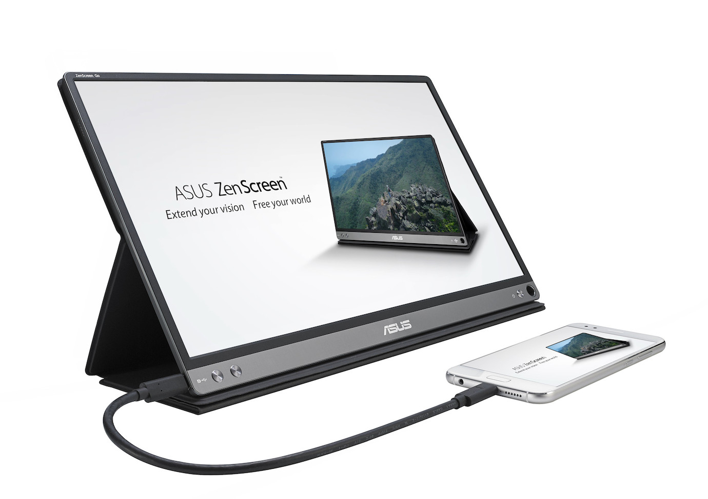Asus ZenScreen MB16AP tragbarer 16'' Bildschirm mit Full-HD Auflösung