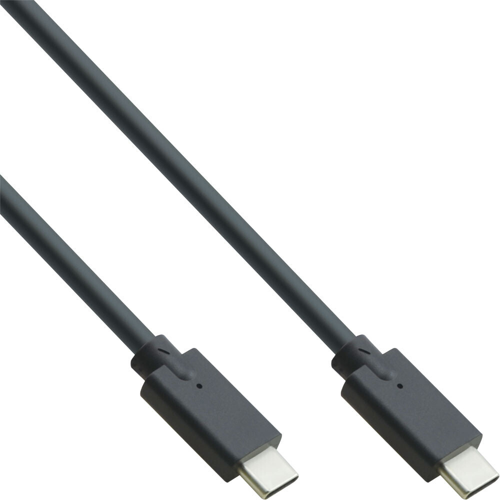 InLine USB 3.2 Gen.2 Kabel - USB Typ-C Stecker/Stecker, schwarz, 1,5m