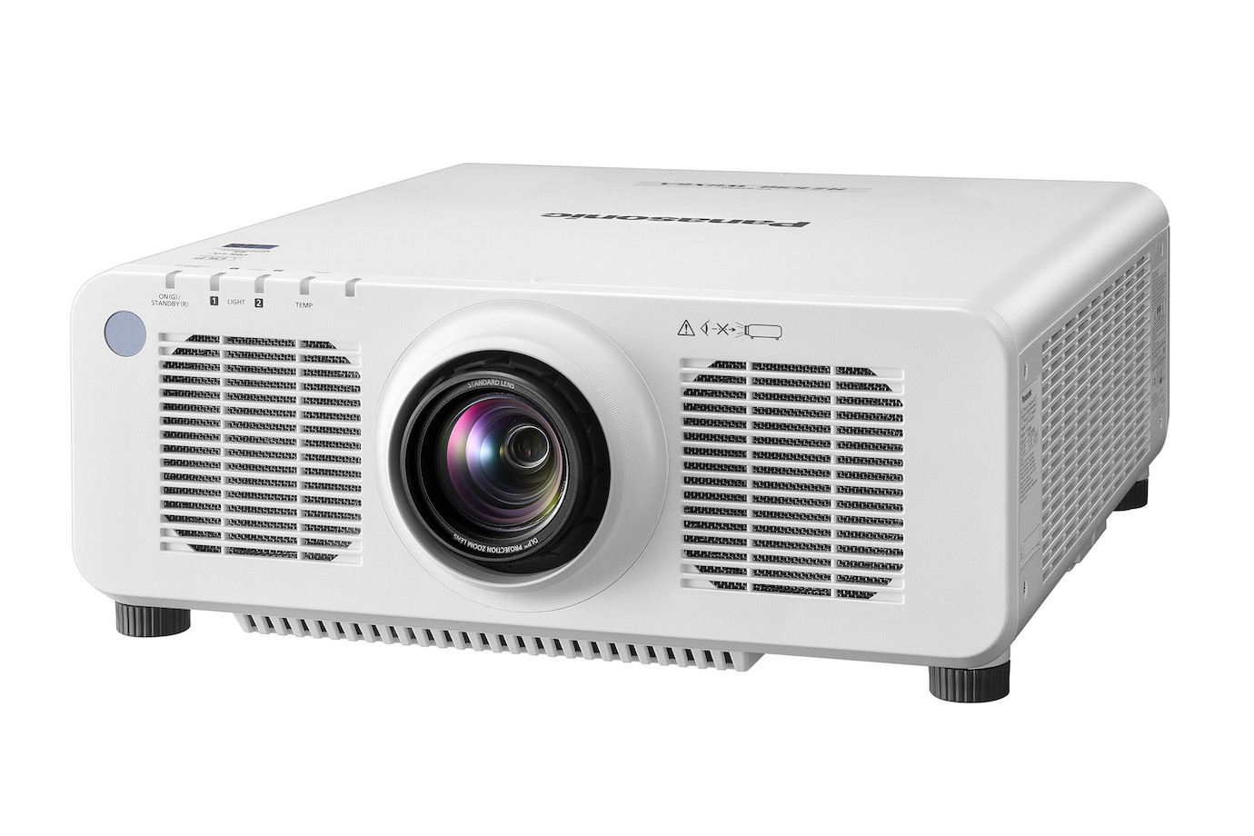 Panasonic PT-RZ690WE mit Objektiv, weiss Installationsbeamer mit 6200 Lumen