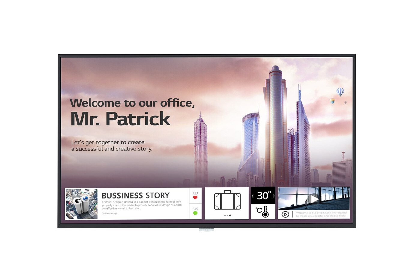 LG 98UH5F-H • 3840 x 2160 4K UHD Display | visunext.it
