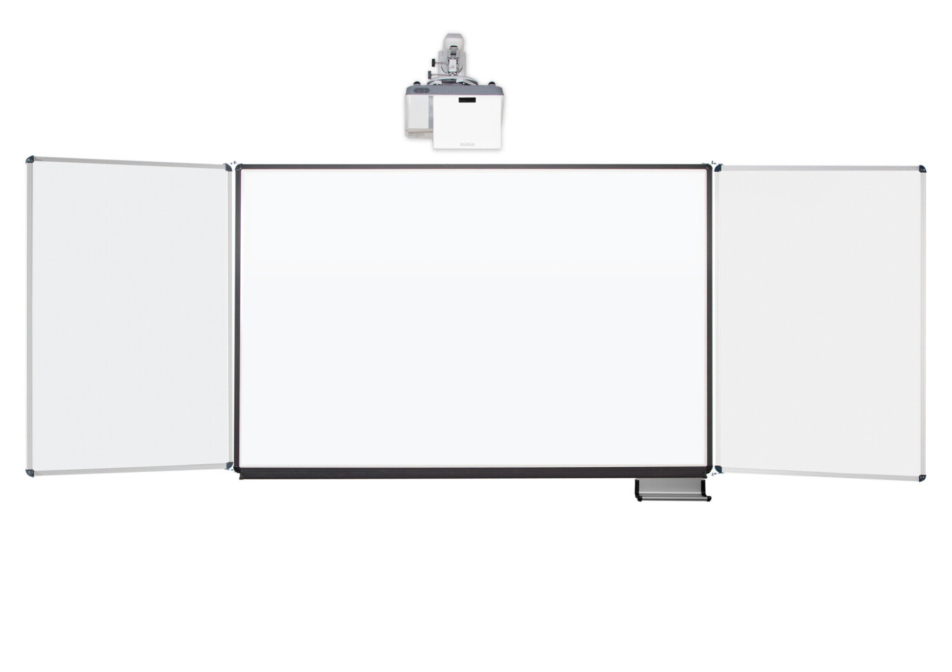 celexon Whiteboard Projektions-Schreibtafel Expert 192 x 120 cm mit Flügeln PEN