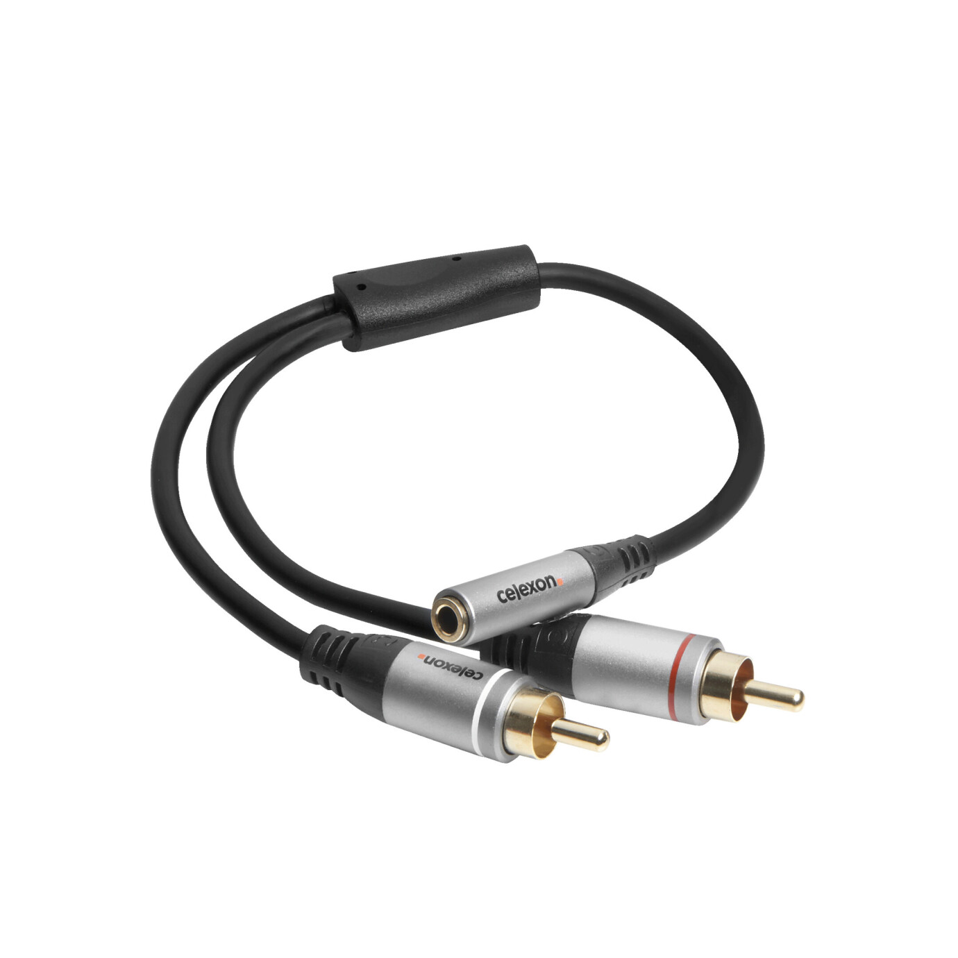 Vorschau: celexon 2x Cinch auf 3,5mm Stereo Klinke M/F Audioadapter 0,25m - Professional Line