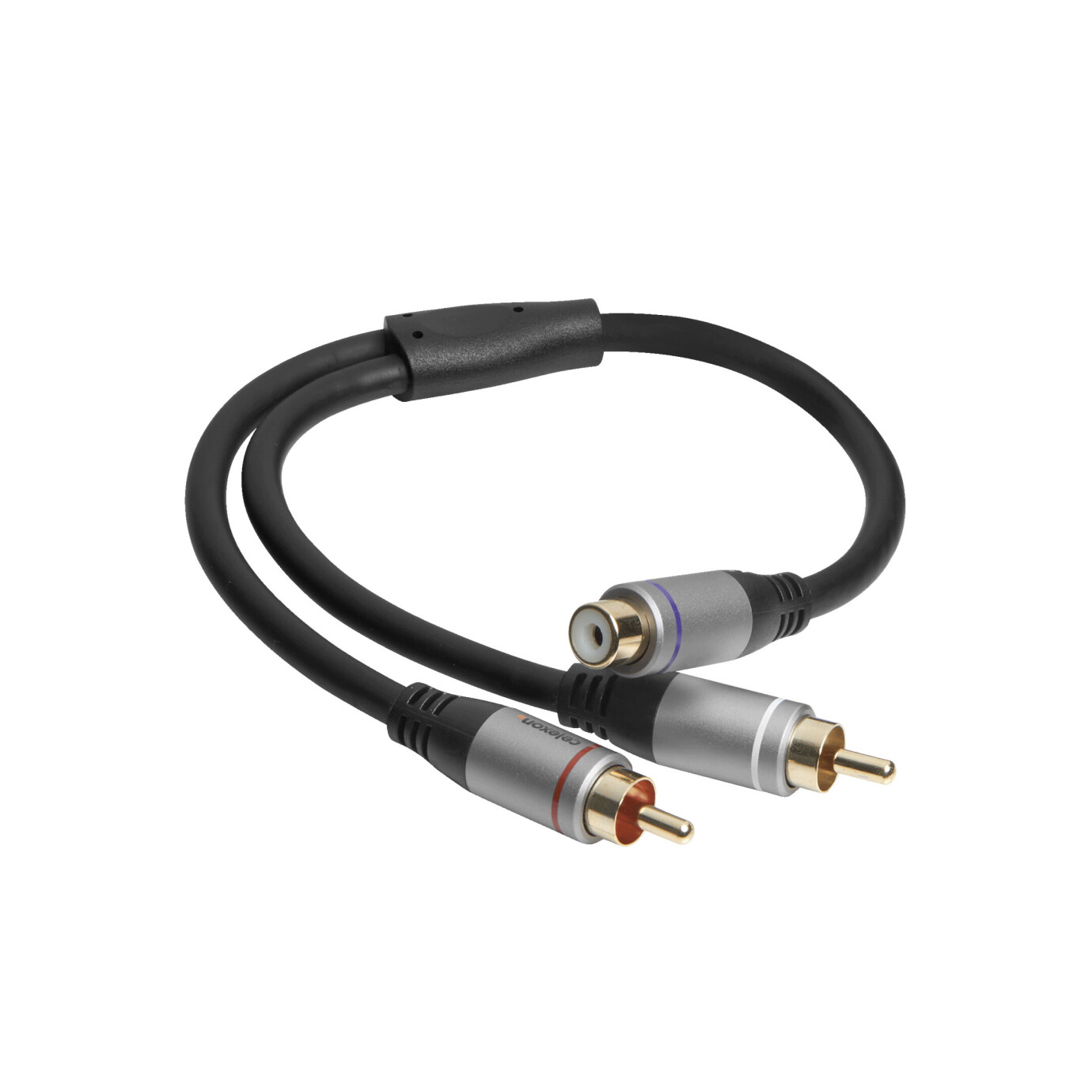 celexon 2x Cinch auf Cinch M/F Audioadapter 0,25m - Professional Line