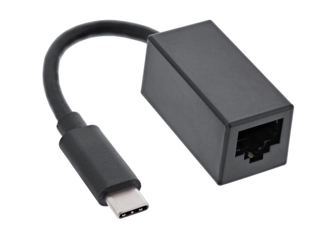 InLine USB 3.0 Netzwerkadapter Kabel, Gigabit Netzwerk, USB Typ-C 1000015837