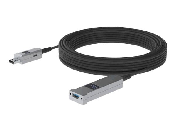 Huddly USB 3 AOC Kabel, Male/Female, 5m