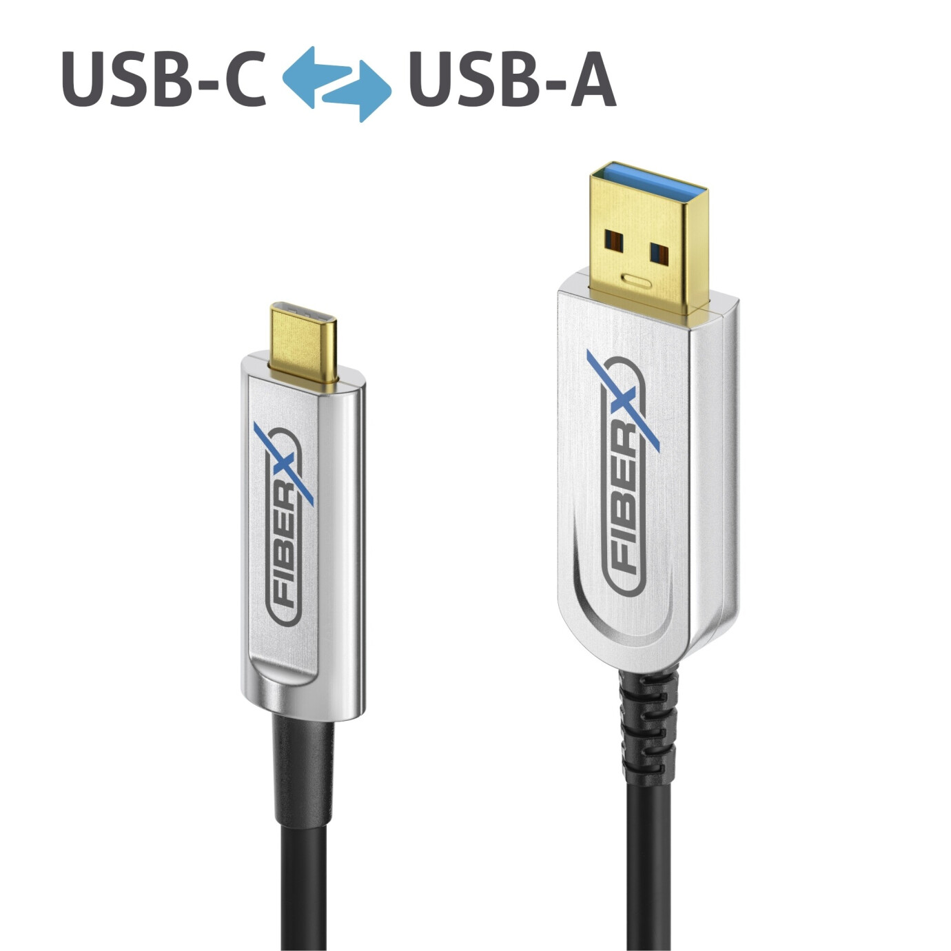 Purelink FX-I530-010 AOC Glasfaser Kabel USB 3.1 A/C 10m