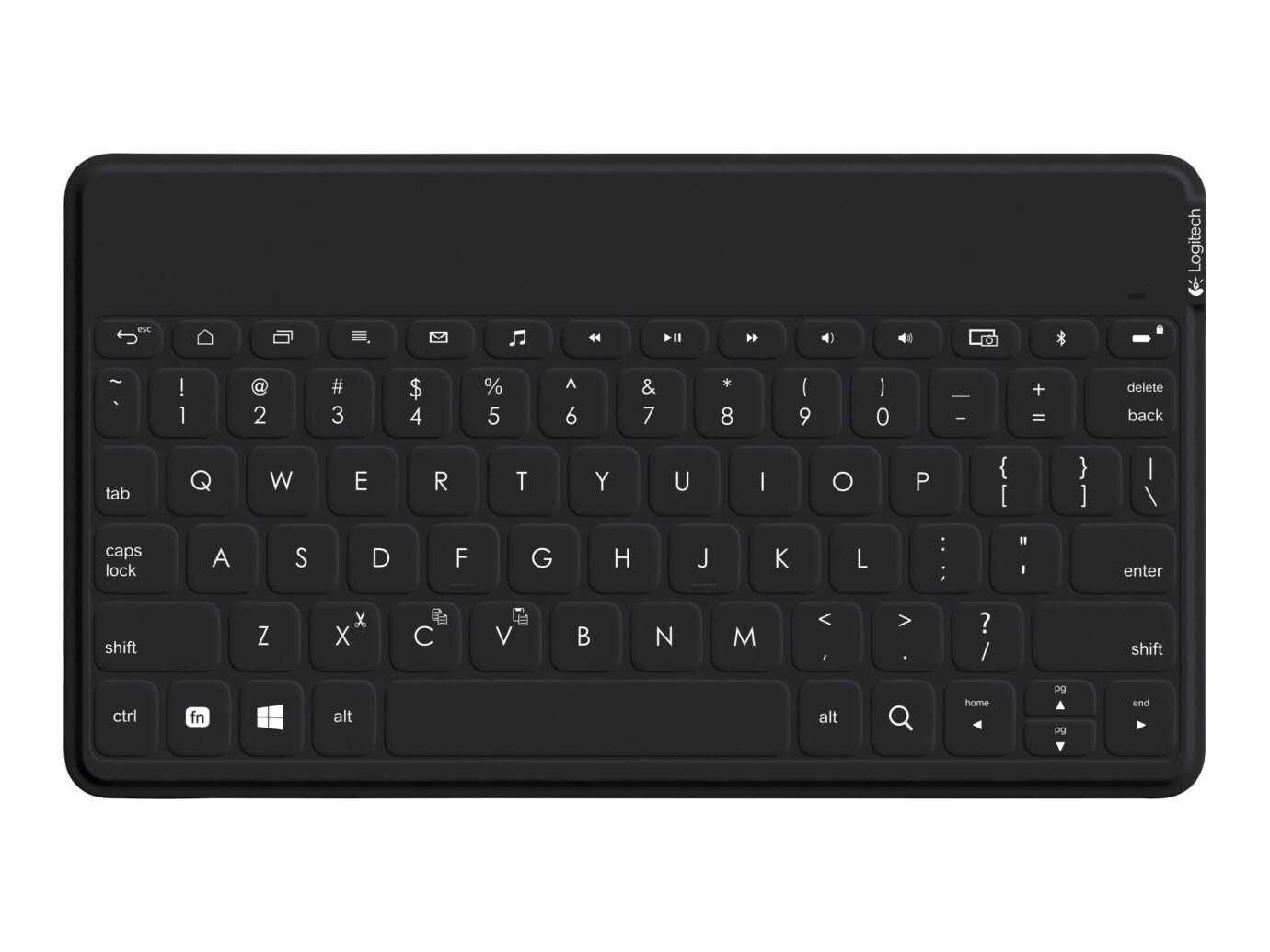 Logitech Keys-To-Go Tastatur, schwarz, DE