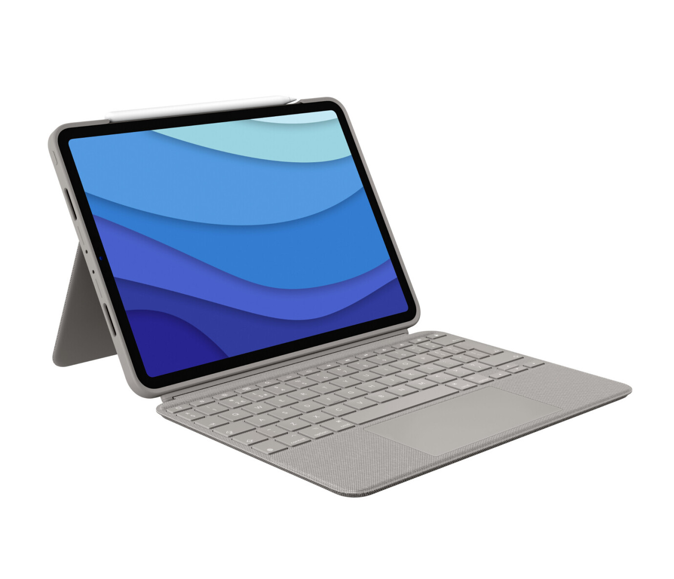 Logitech Combo Touch Tastatur und Foliohülle mit Trackpad für Apple 12.9-inch iPad Pro (5. Generatio