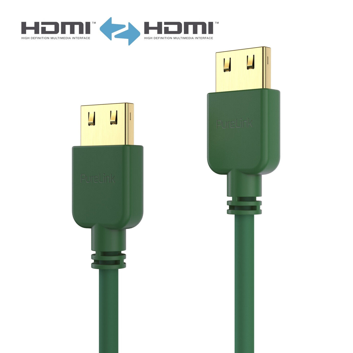 Purelink PI0503-005 HDMI Kabel SuperThin 0,5m Grün