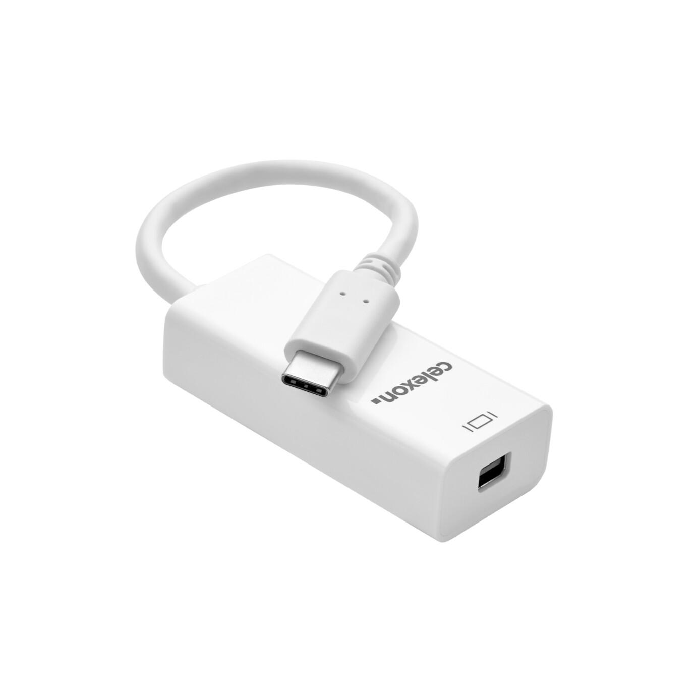 celexon USB-C zu mini DisplayPort Adapter, weiß