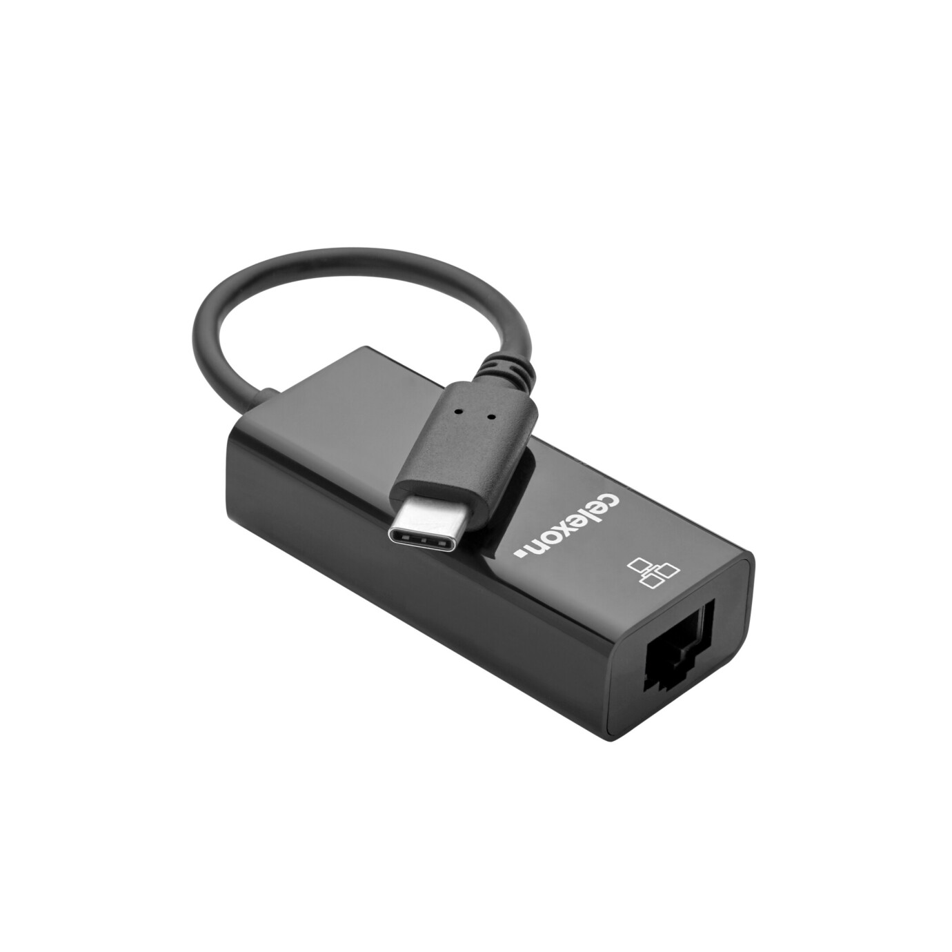 Vorschau: celexon USB-C zu Ethernet Adapter, schwarz