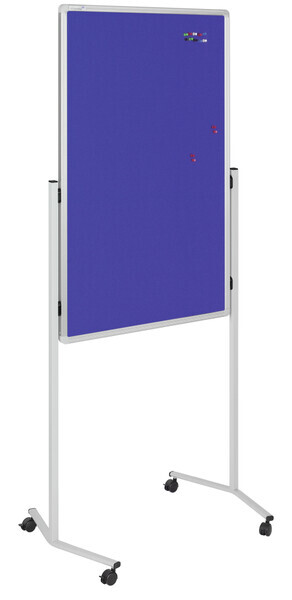 Vorschau: Legamaster Mobile Multiboard marineblau Pinnwand