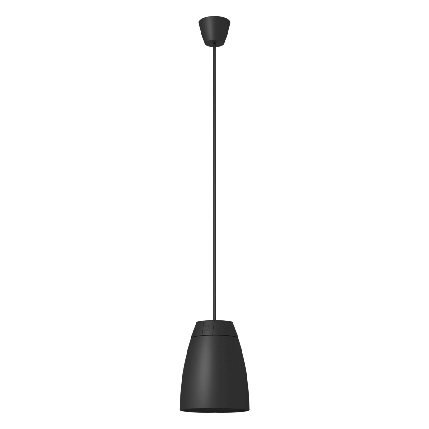 Audac Pendellautsprecher, 1x4", 1x1", 24W/16Ohm, 100V (24W/12W/6W/3W), mit Anschlußkabel, schwarz