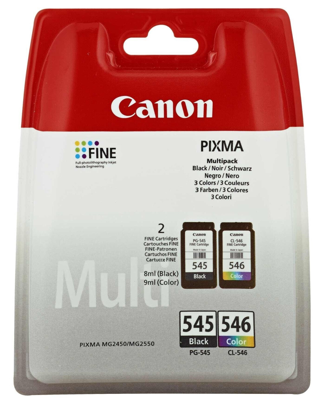 Canon PG-545XL/CL-546XL Multipack Tintenflaschen