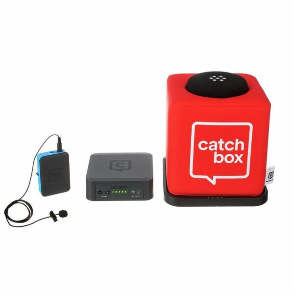 Catchbox Plus System mit 1 Audience Mikrofon, 1 Presenter Mikrofon und Wireless Charger - Demo