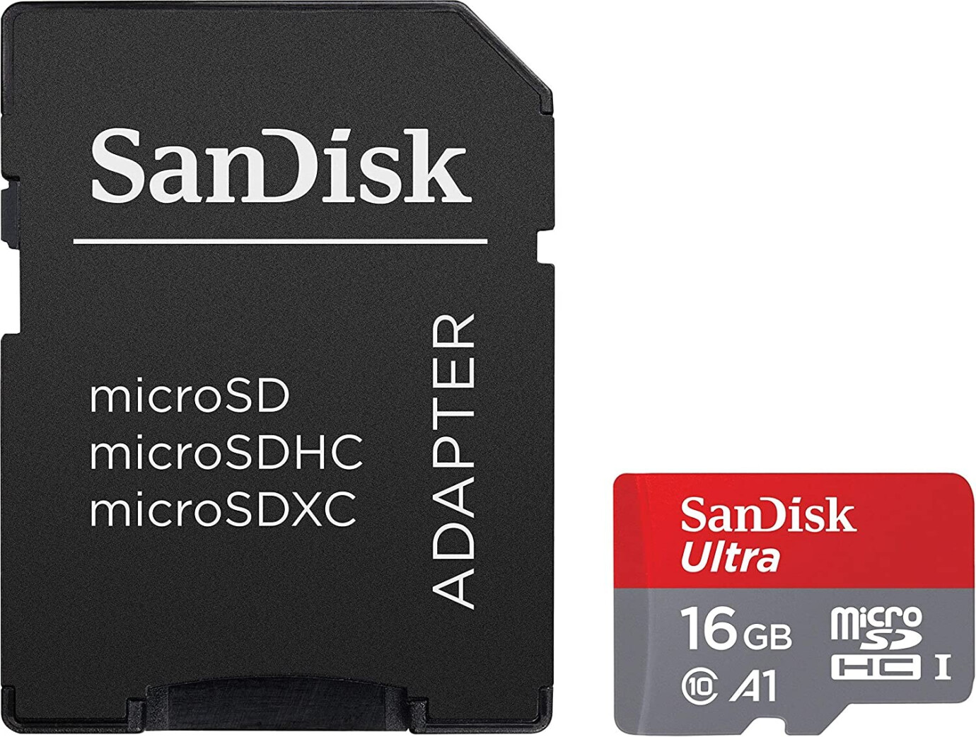 SanDisk Ultra microSD mit SD adapter, 16 GB