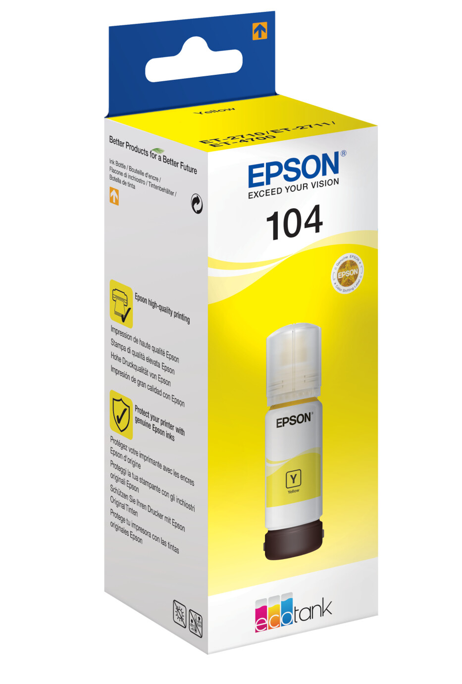 Vorschau: Epson 104 EcoTank Tintenflasche Gelb