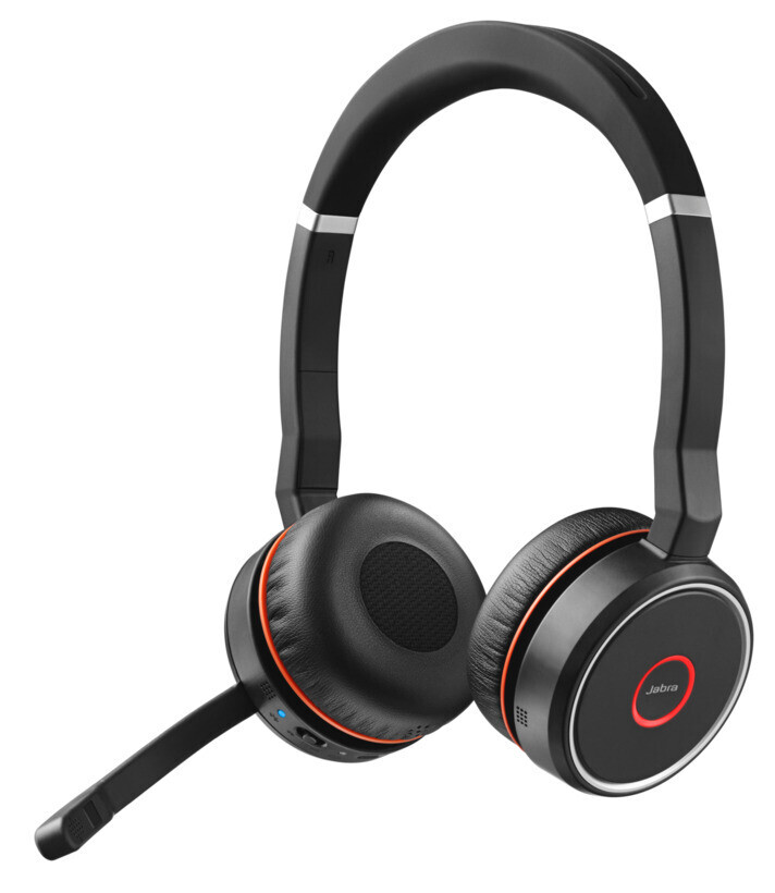 Jabra Evolve 75 SE Link380a MS Stereo - schnurloses Stereo HeadSet zertifiziert für Microsoft Teams