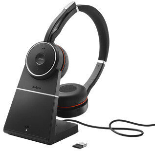 Jabra Evolve 75 SE Link380a MS Stereo - schnurloses Stereo HeadSet zertifiziert für Microsoft Teams 