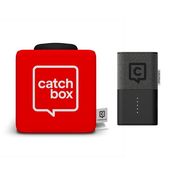 Catchbox Plus System mit Wurfmikrofon und Clip