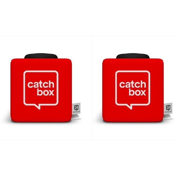 Catchbox Plus System mit 2 Wurfmikrofonen