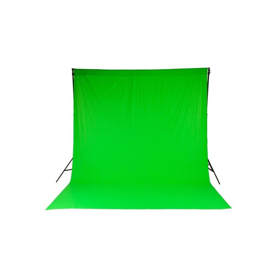 Manfrotto Chromakey Textilhintergrund Grün 300x350cm mit Schlaufe
