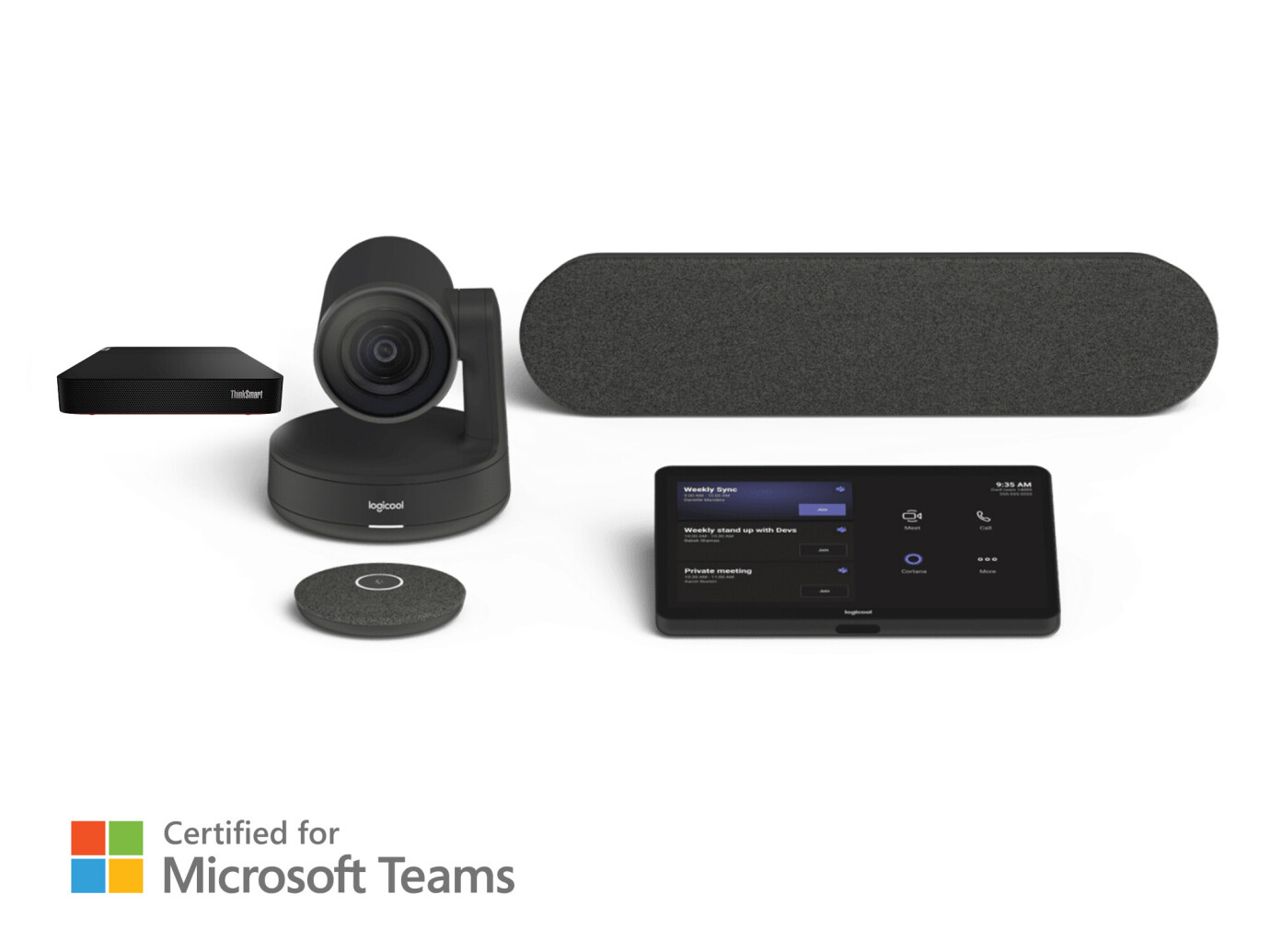 Logitech Tap Raumlösung für Microsoft Teams mit Lenovo ThinkSmart - Medium Bundle