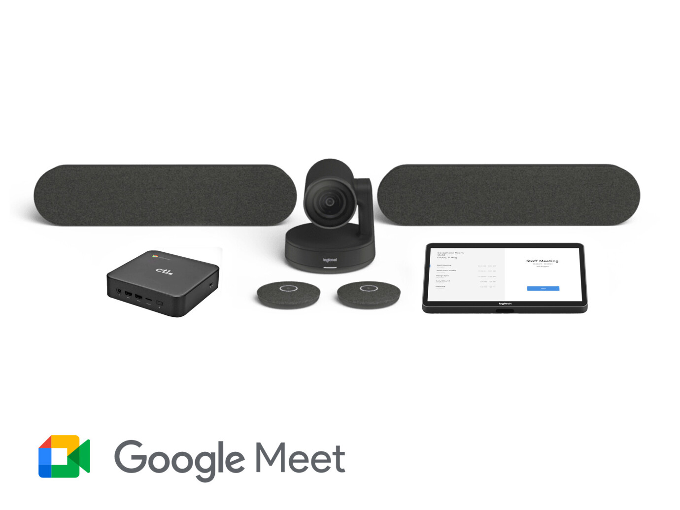 Logitech Tap Raumlösung für Google - Large Bundle